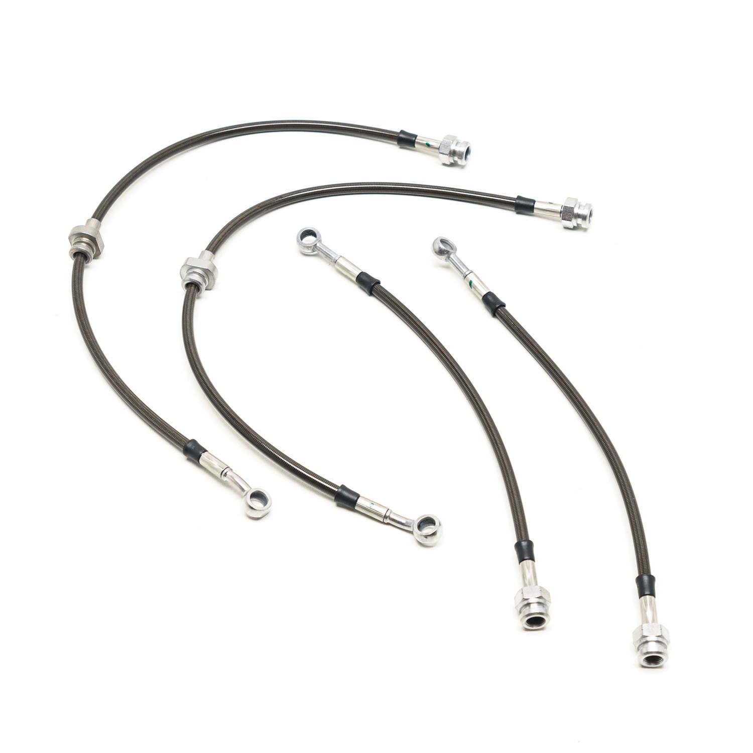 Goodridge Braided Brake Hoses for Ford Fiesta MK6, Rear Drums (2008+)