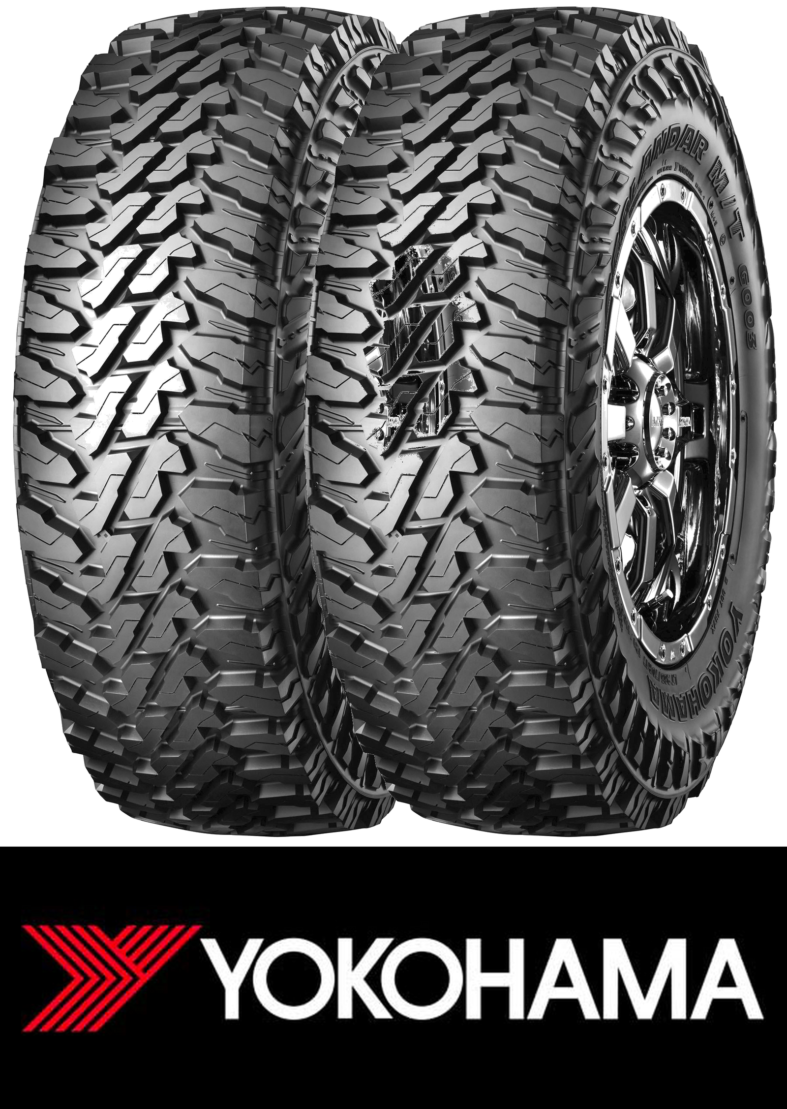 Pneus Yokohama Geolandar M/T G003 225/65 R17 107Q (la paire)