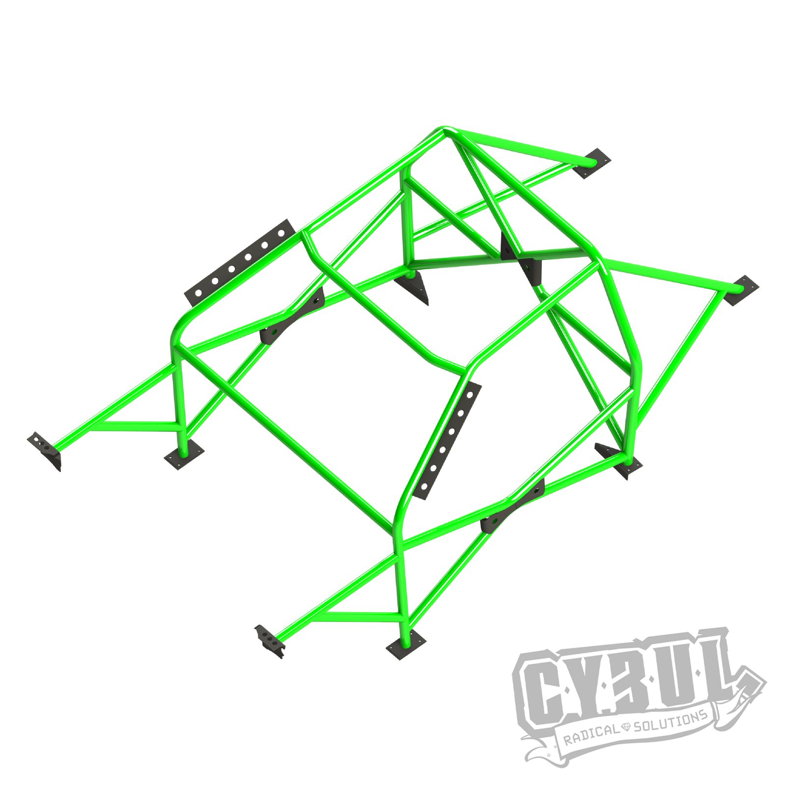 Cybul Multipoint Weld-In Roll Cage V3 for BMW E46 Sedan
