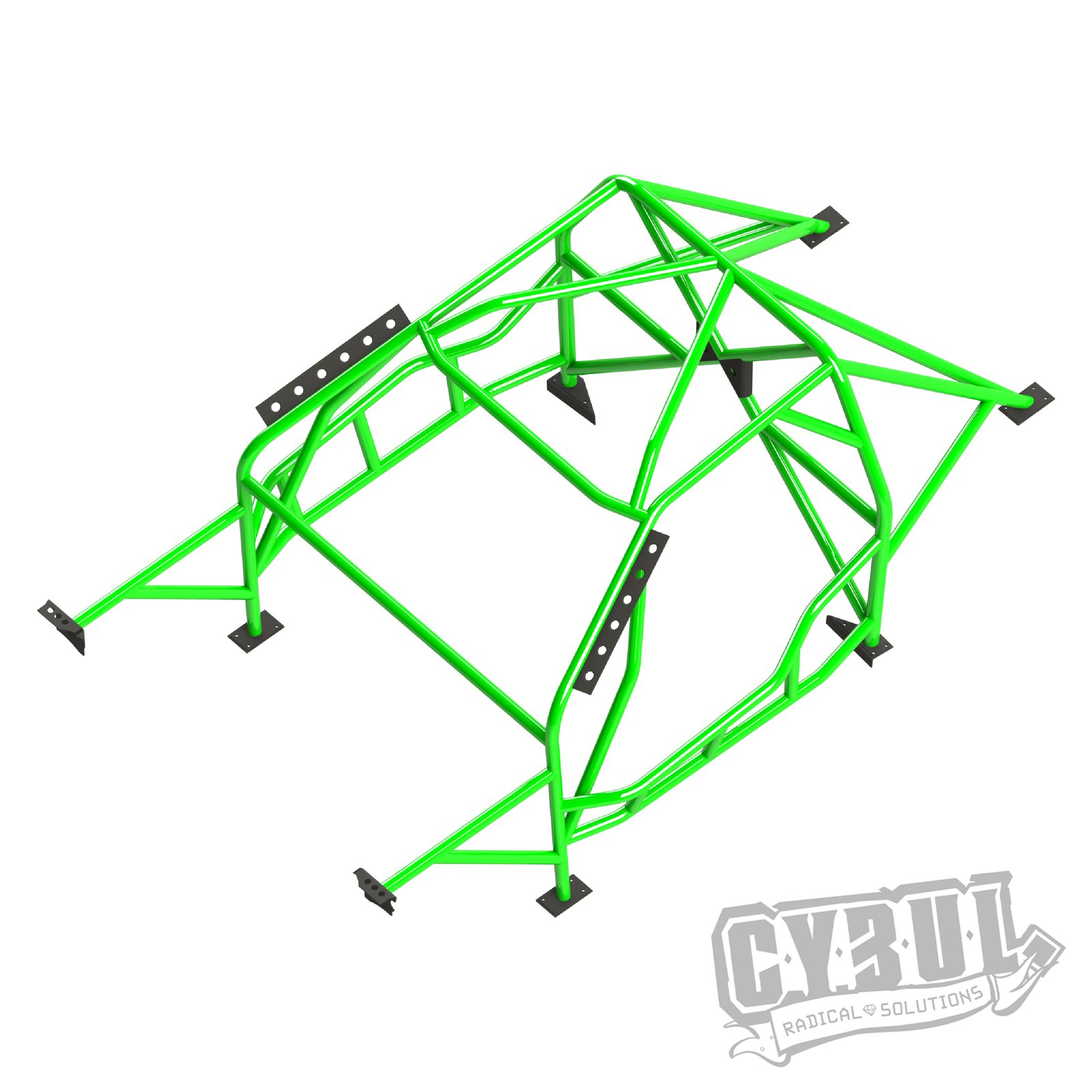 Cybul Multipoint Weld-In Roll Cage V5 Nascar for BMW E46 Coupe