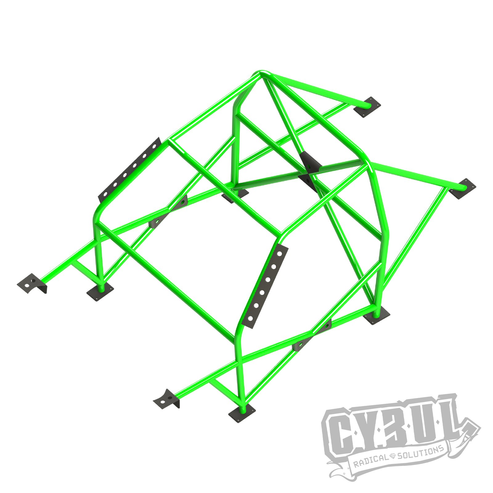 Cybul Multipoint Weld-In Roll Cage V3 for BMW E30 Sedan
