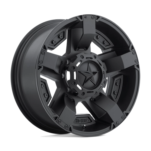 XD XD811 Rockstar II 17X9 5x139.7/150 ET-12, Matte Black, Accents
