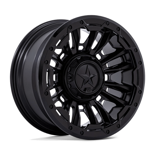 XD XD870 Bomber 20X10 6x135/139.7 ET-18, Matte Black, Gloss Ring