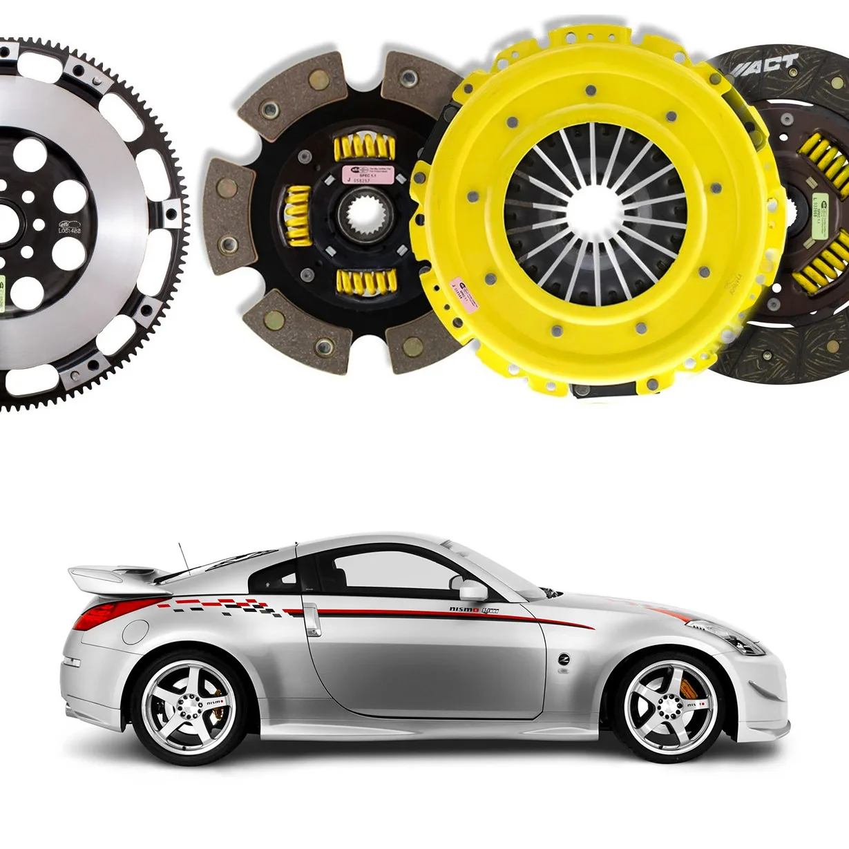 ACT Reinforced Clutches for Nissan 350Z 280 & 300 bhp (VQ35DE)