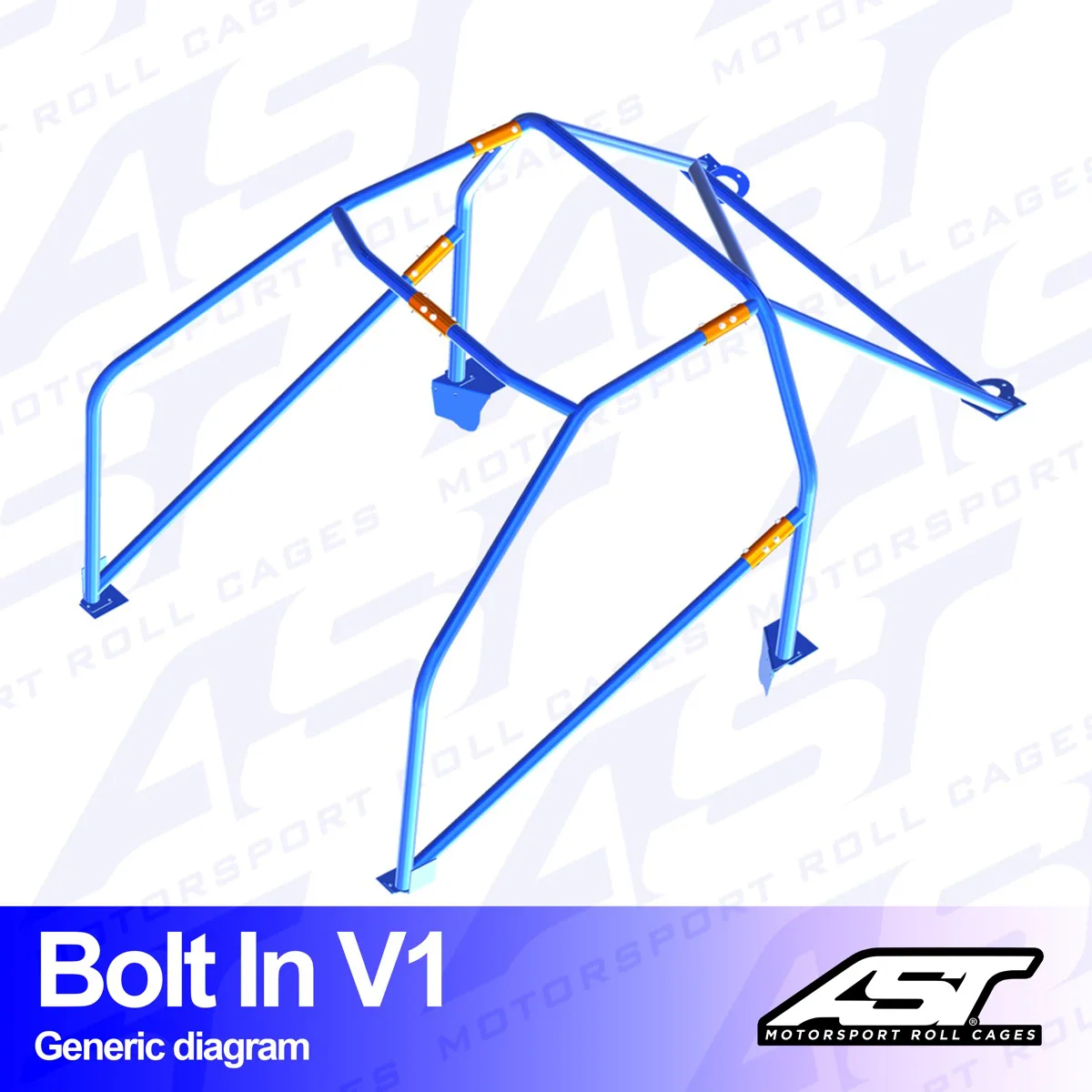 AST Rollcages V1 Bolt-In 6-Point Roll Cage for Seat Ibiza 6L - FIA - Image 2