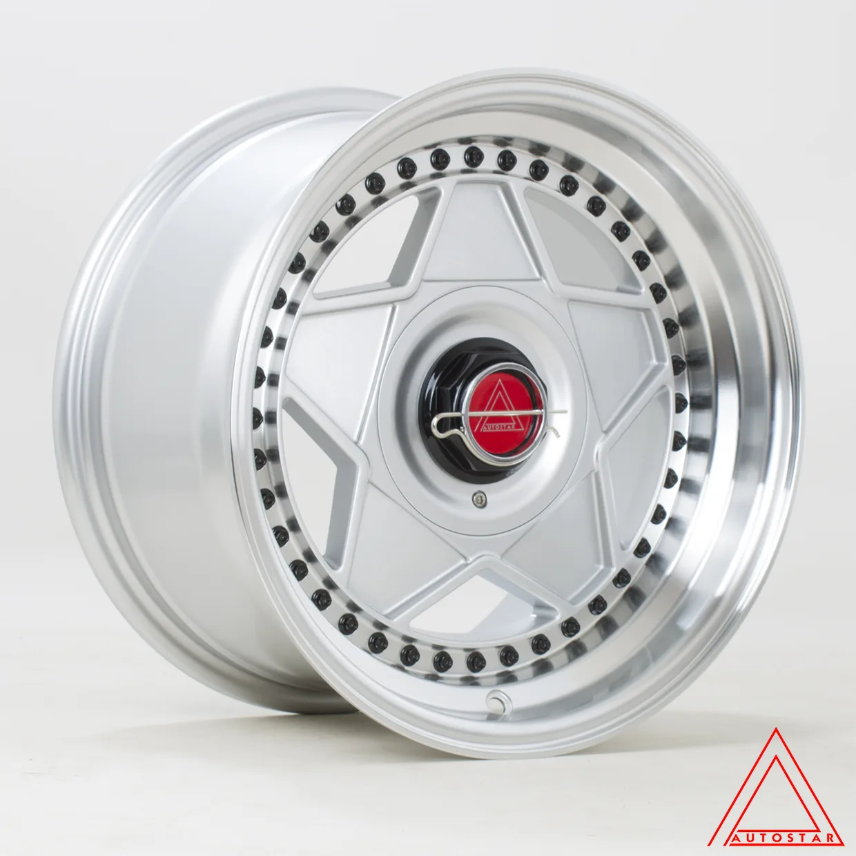 Autostar Centro 15x8.25" 4x100/114.3 ET20, Silver