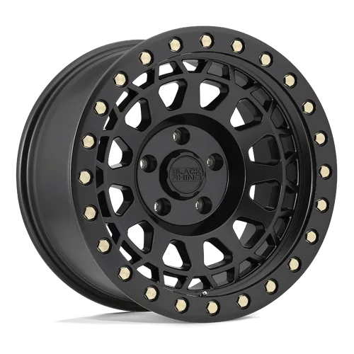 Black Rhino Primm 17X9 6x139.7 ET0, Flat Black, Brass Bolts