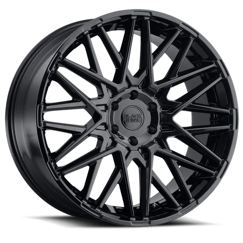 Black Rhino Morocco 20X9 6x139.7 ET15, Gloss Black