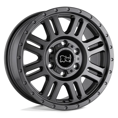 Black Rhino Yellowstone 16X8 6x130 ET45, Flat Gunmetal