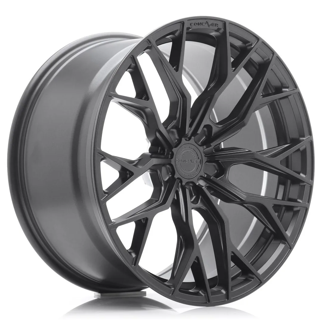 Concaver CVR1 21x8.5" (5 trous - sur mesure) ET20-45, Carbon Graphite