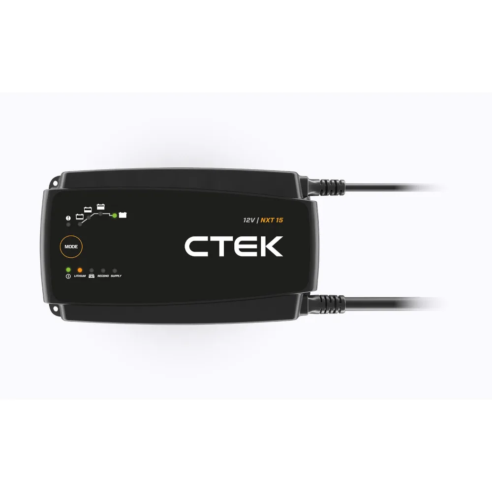 CTEK NXT 15 Battery Charger & Supply (Lead-Acid & Lithium 15A & 13.6V)