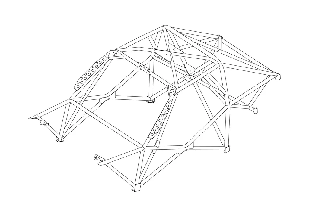 Custom Cages Multipoint Weld-In Roll Cage for BMW E92 (2-Door) - FIA