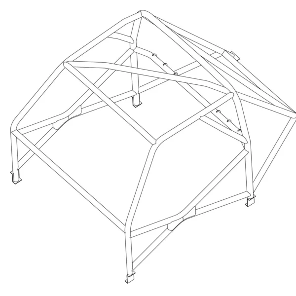Custom Cages Multipoint Weld-In Roll Cage for Triumph Dolomite Sprint - FIA
