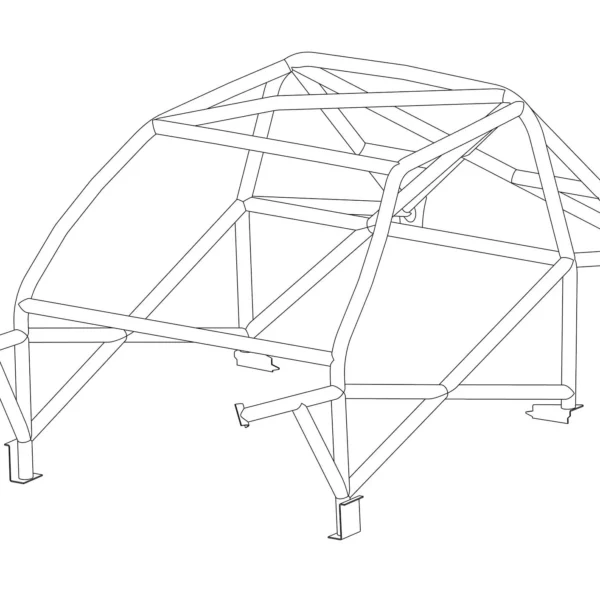 Custom Cages Multipoint Weld-In Roll Cage for BMW E30, inc. M3 - FIA