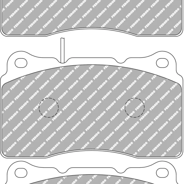 Ferodo DS Uno Front Brake Pads for Mitsubishi Lancer Evo 4 (IV) (96-98)