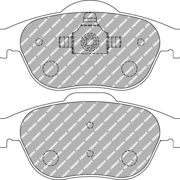 Ferodo DS2500 Front Brake Pads for Renault Twingo RS