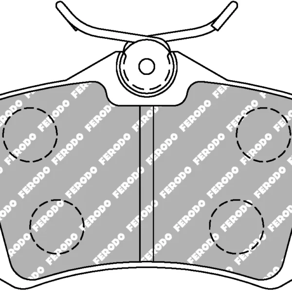 Ferodo DS2500 Rear Brake Pads for VW Golf 3 (91-99)