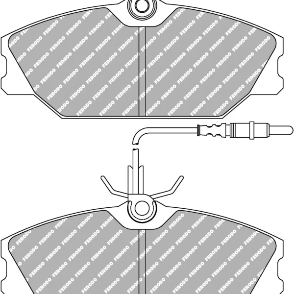 Ferodo DS2500 Front Brake Pads for Renault Clio II RS