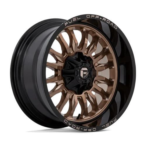 Fuel D797 Arc 20X10 6x135/139.7 ET-18, Platinum Bronze, Black Lip
