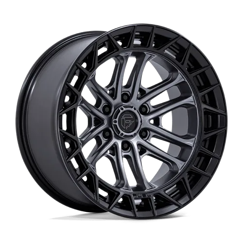 Fuel FC874 Celsius 20X9 6x139.7 ET1, Flat Gunmetal, Black Lip