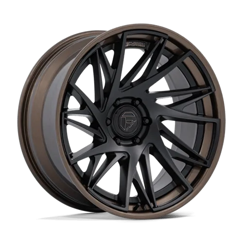 Fuel FC405 Dynamo 22X10 6x139.7 ET-18, Matte Black, Gloss Bronze Lip