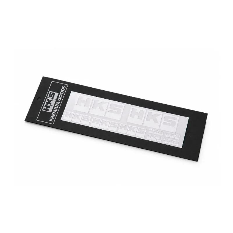 HKS "Logo" White Stickers