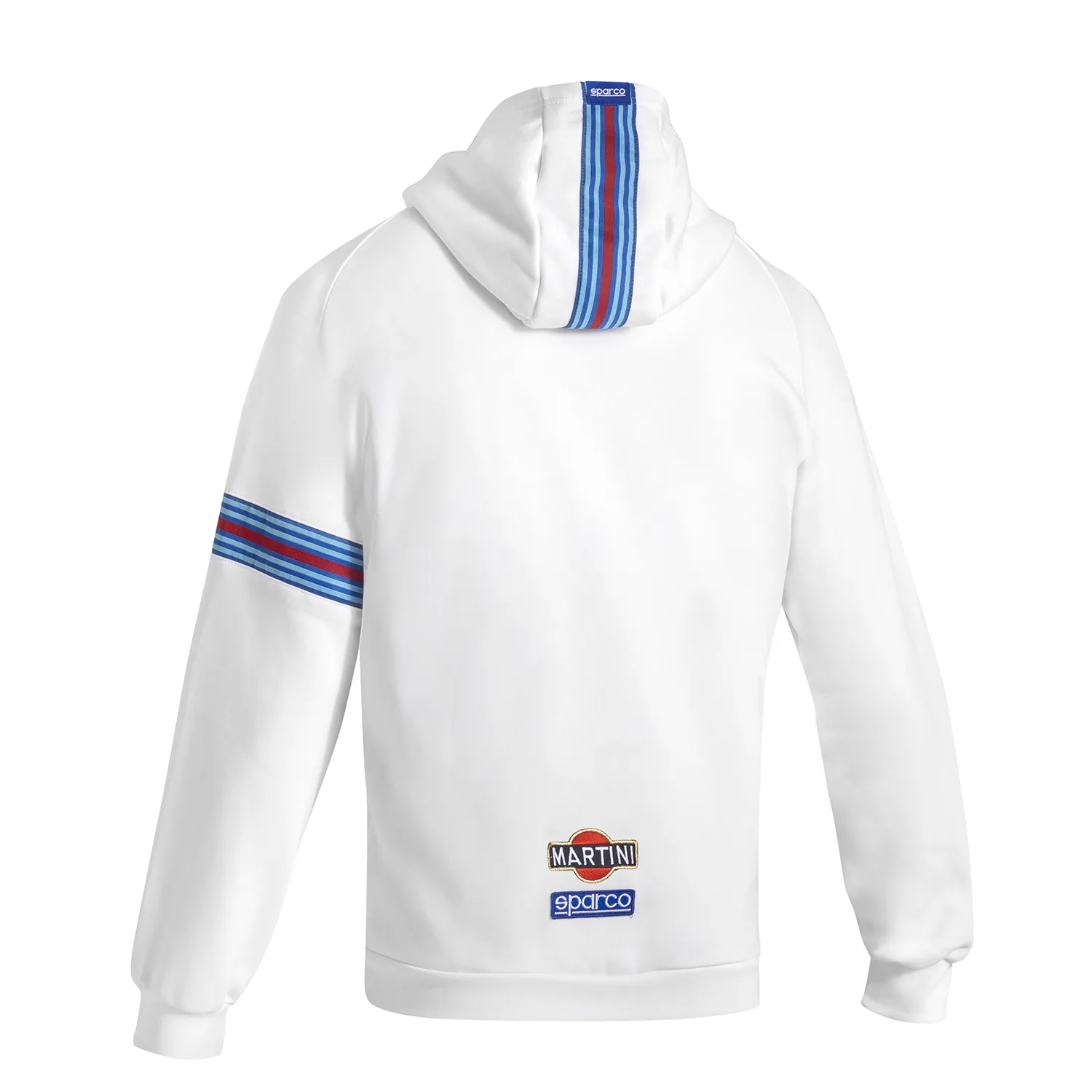 Sparco Martini Racing Hooded Full Zip, White - Image 2