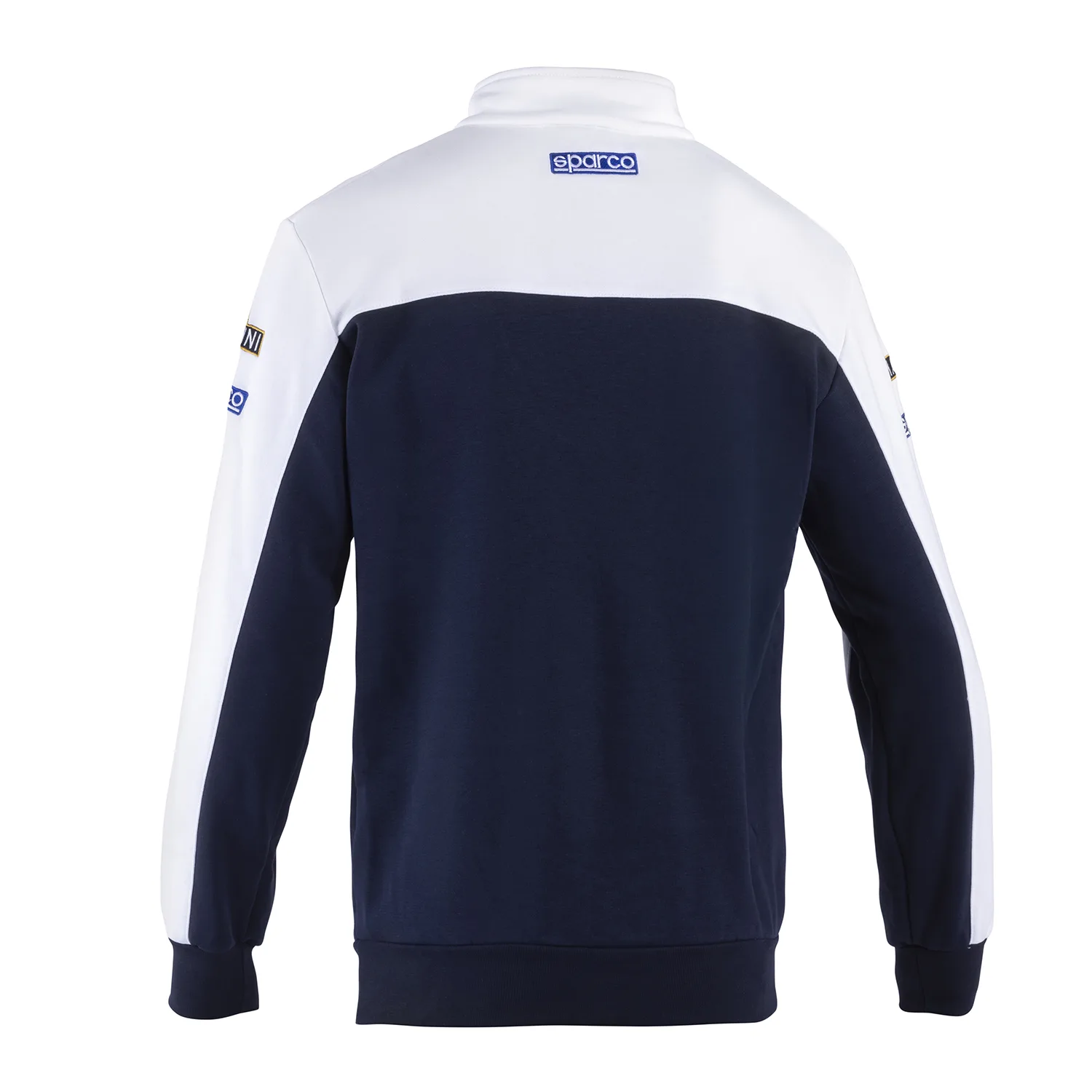 Sparco Martini Racing Half Zip Sweatshirt, Blue & White - Image 2