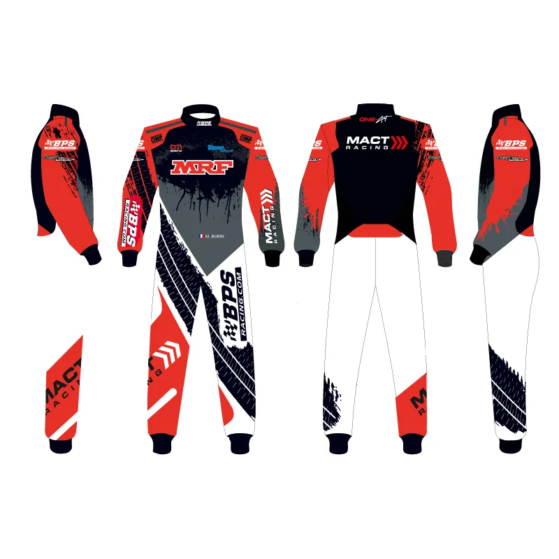 OMP ONE ART AIR Overall Black / Fluo Yellow (FIA) - Image 5