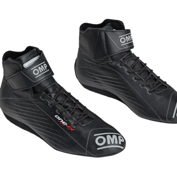 OMP ONE EVO FX Shoes Black - Leather Upper (FIA)