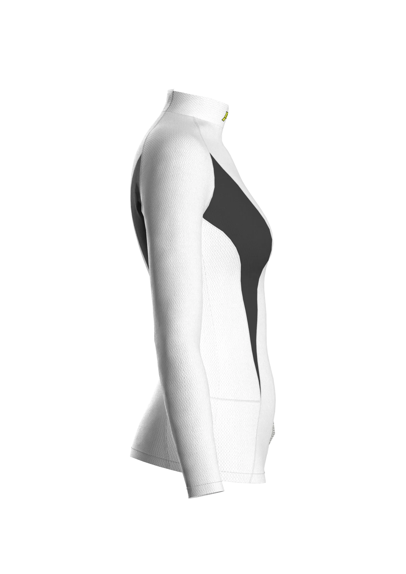 P1 X-Flow Woman Top, White & Dark Grey (FIA 8856-2018) - Image 2