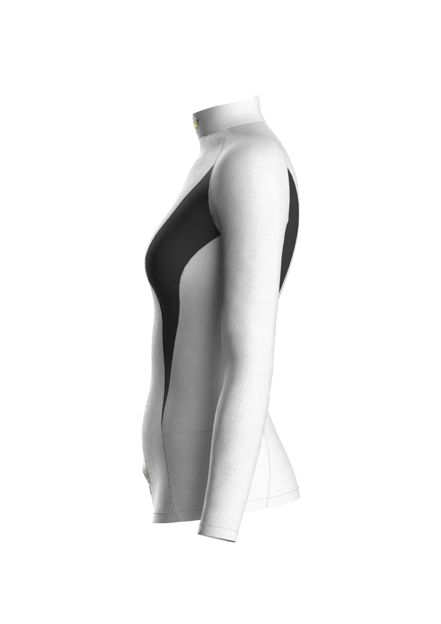 P1 X-Flow Woman Top, White & Dark Grey (FIA 8856-2018) - Image 4