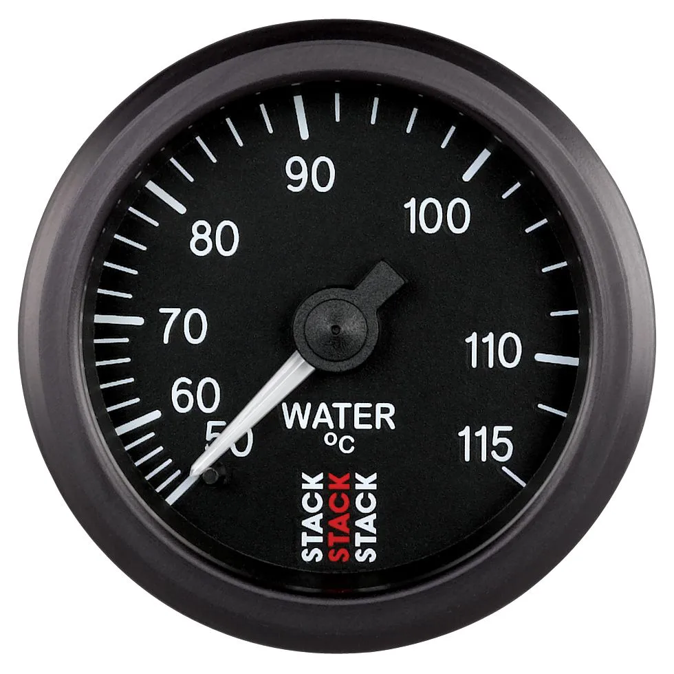 Stack Mechanical Water Temperature Gauge 50-115°C Ø52 mm