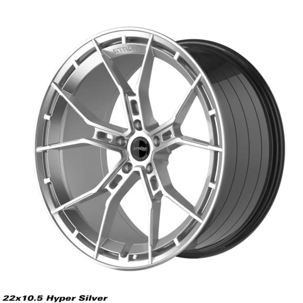 Ström STR-F5 22x10.5" 5x112 ET35, Hyper Silver