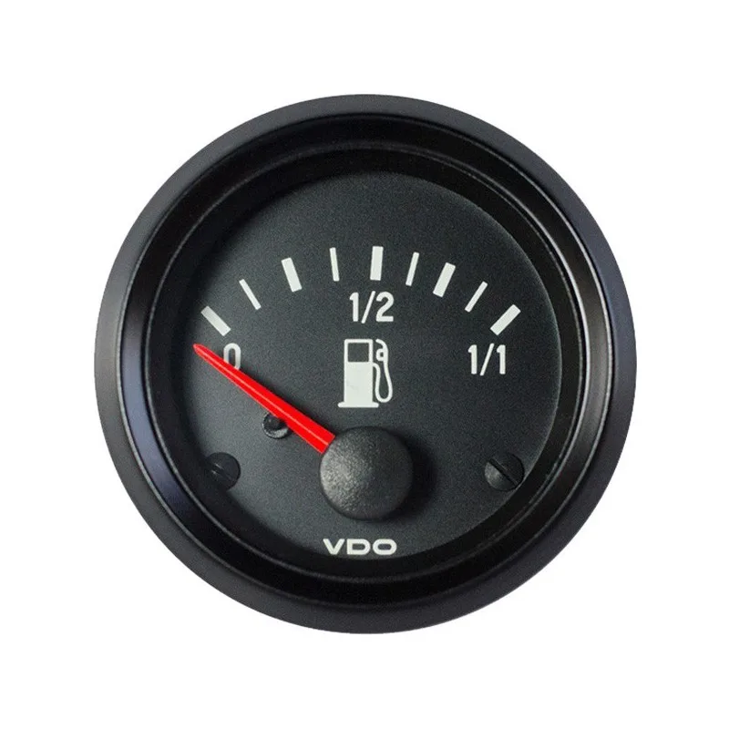 VDO Cockpit International Fuel Level Gauge (Tubular Pipe Sender, 0 > 1) - Ø 52 mm